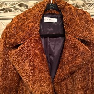A.L.C FAUX FUR COAT